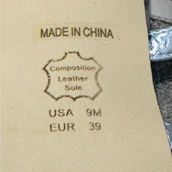 Elegant Silver Strappy Heels - Picture 8 of 8